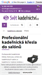 Mobile Screenshot of kadernickakresla.cz